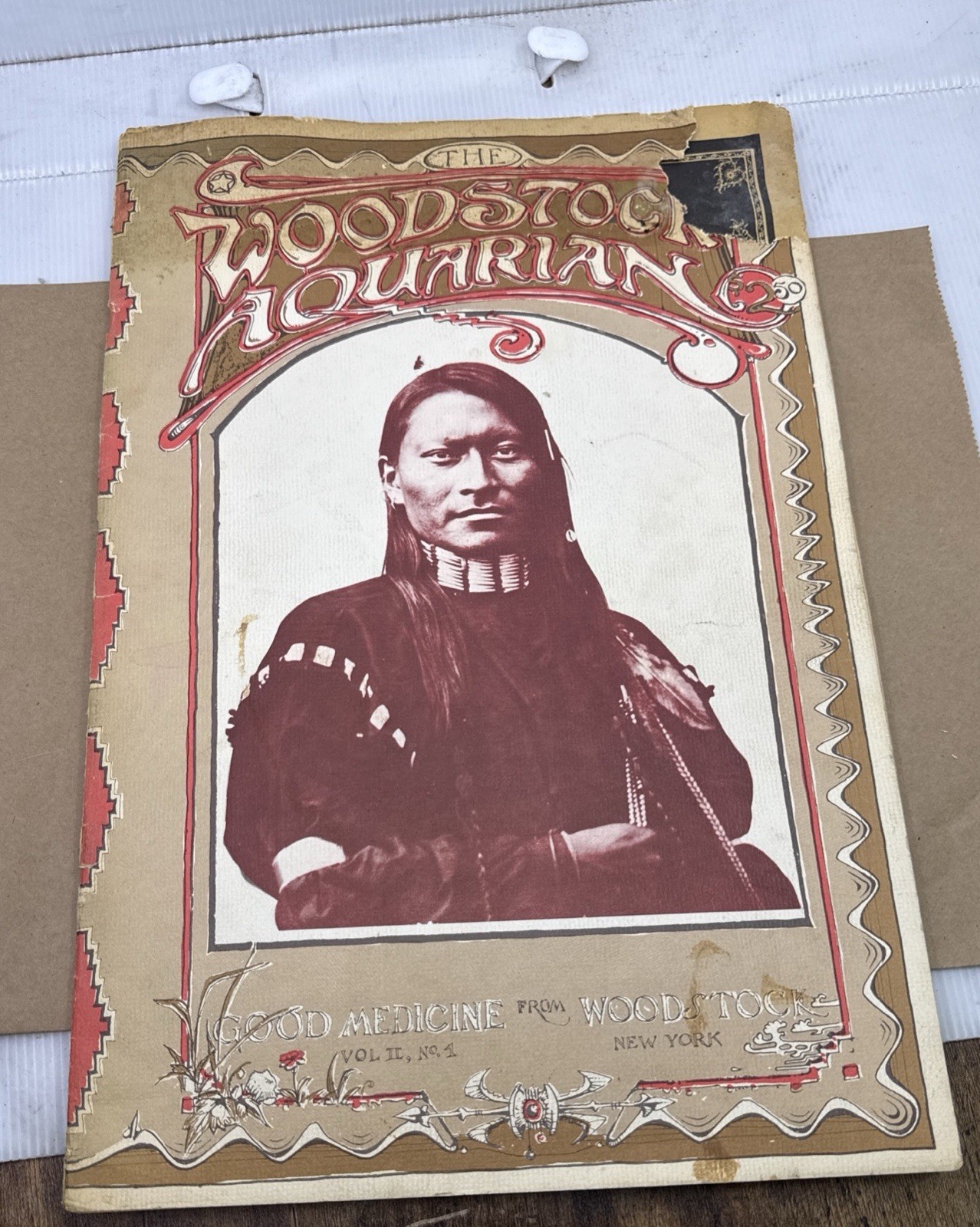 The Woodstock Aquarian Vol II #1 1971 Hippie Underground Counterculture New Age