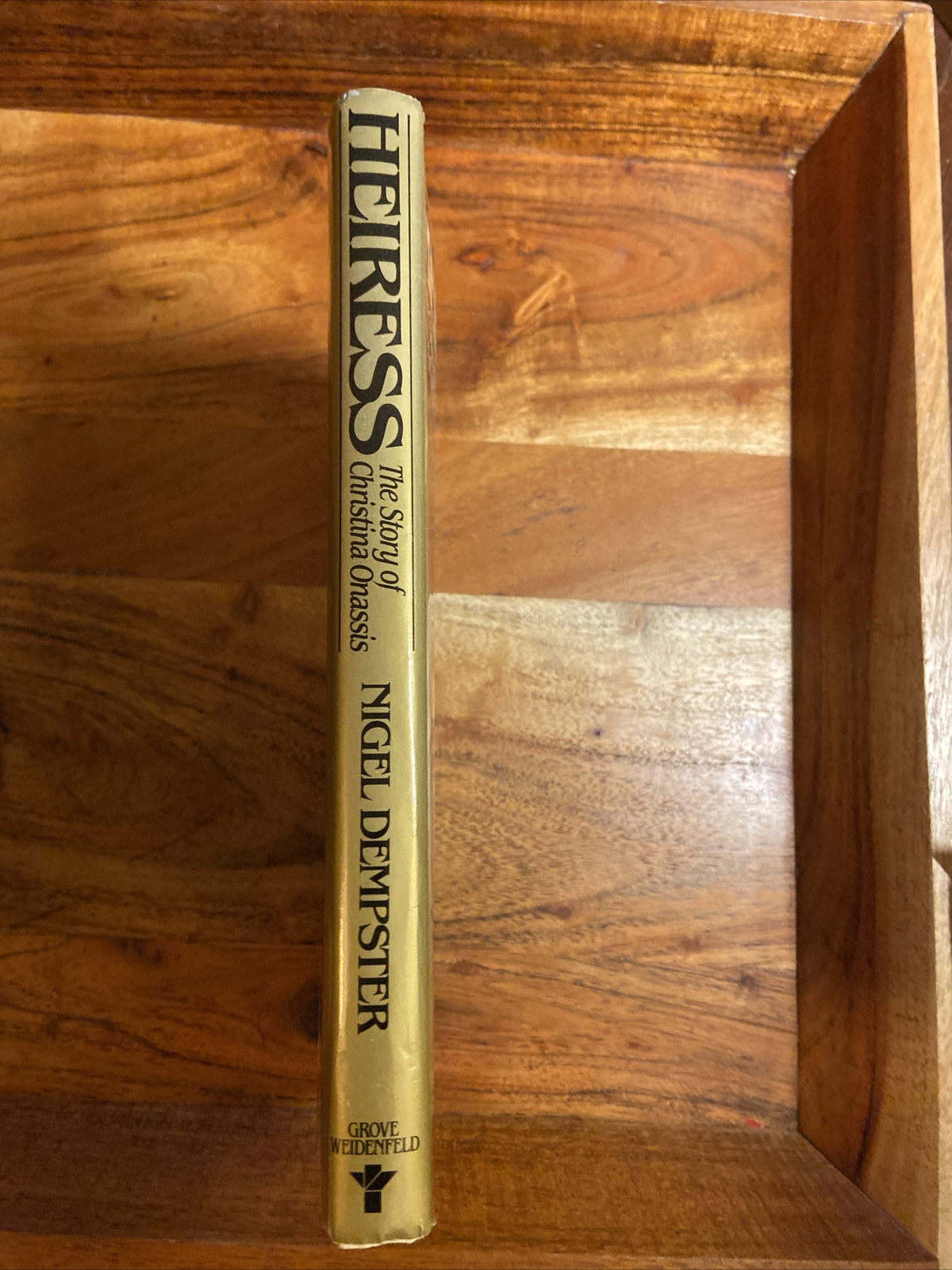 1989 Heiress The Story Of Christina Onassis by Nigel Dempster 1st Edition HCDJ