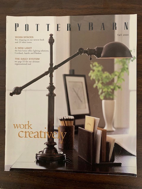 Vintage Pottery Barn Catalog Fall 2004 Work Creativity 147 pages