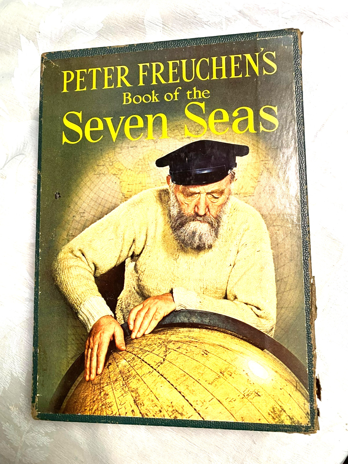 RARE! PETER FREUCHEN’S BOOK OF THE SEVEN SEAS (1958 SLIPCASED) HARDCOVER GREAT
