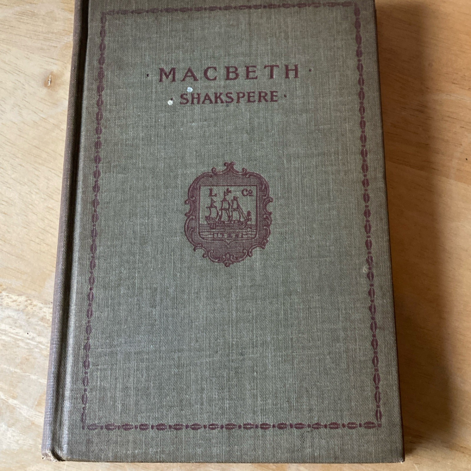 William Shakespeare Macbeth Longmans Green 1904 Illustrated Hardcover Edition