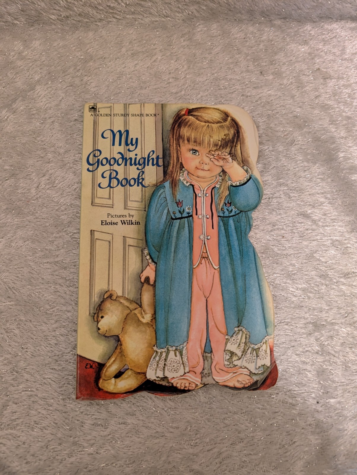 My Goodnight Book: Eloise Wilkin: 1981 Golden Sturdy Shape Book: Vintage Book