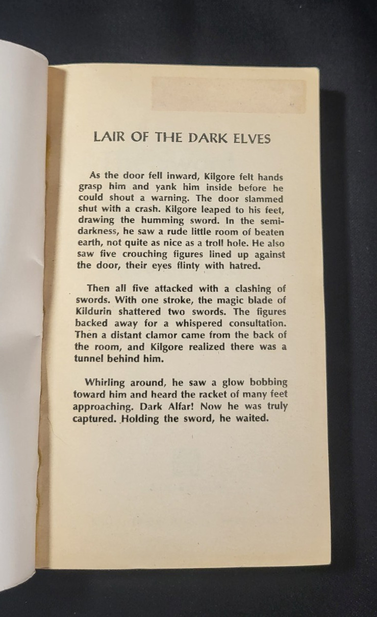 The Sword and the Satchel by Elizabeth Boyer 1980 Del Rey 1st Printing Paperback