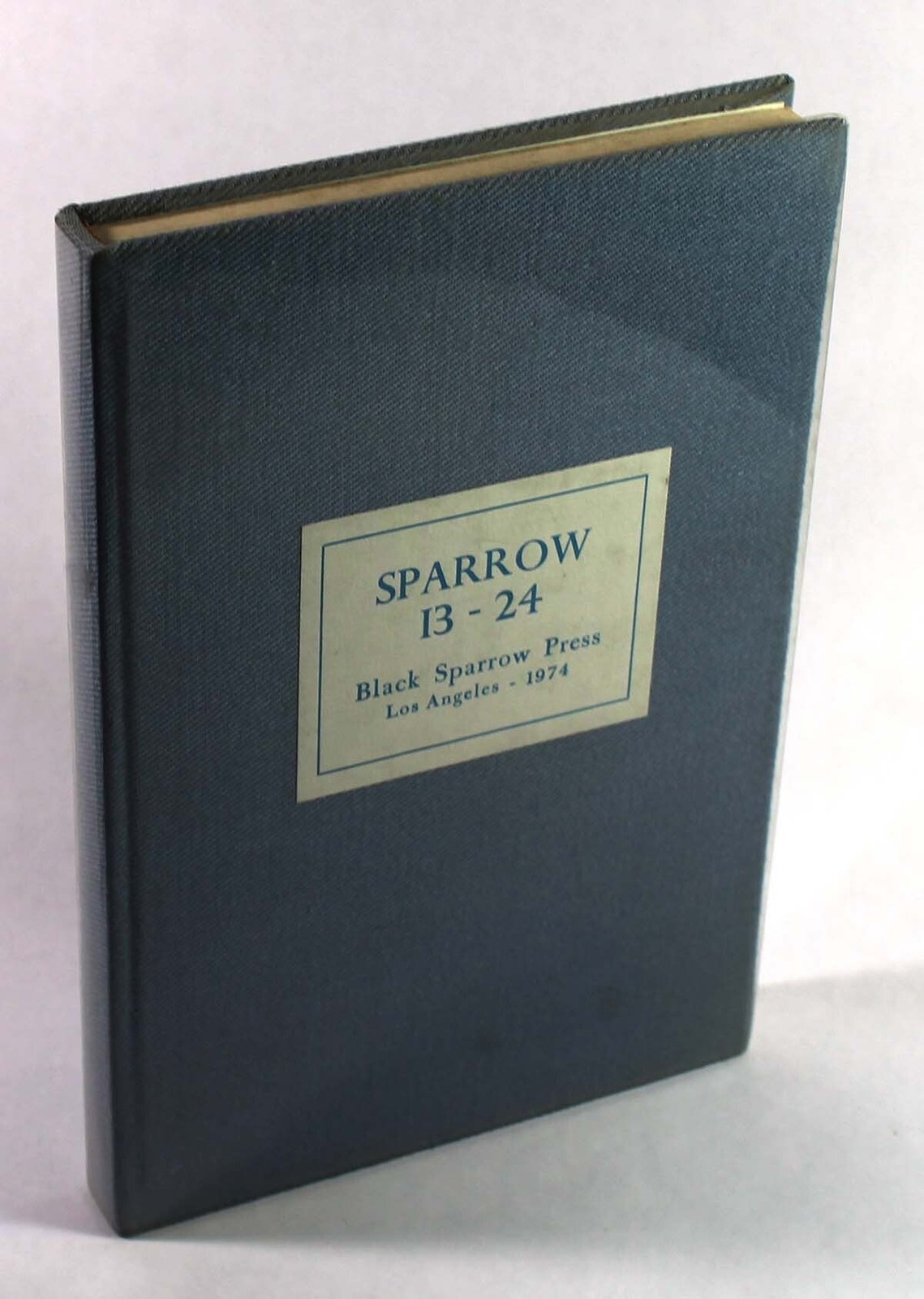 2974-David Bromige SPARROW 13-24=Black Sparrow Press, Poetry, Poems