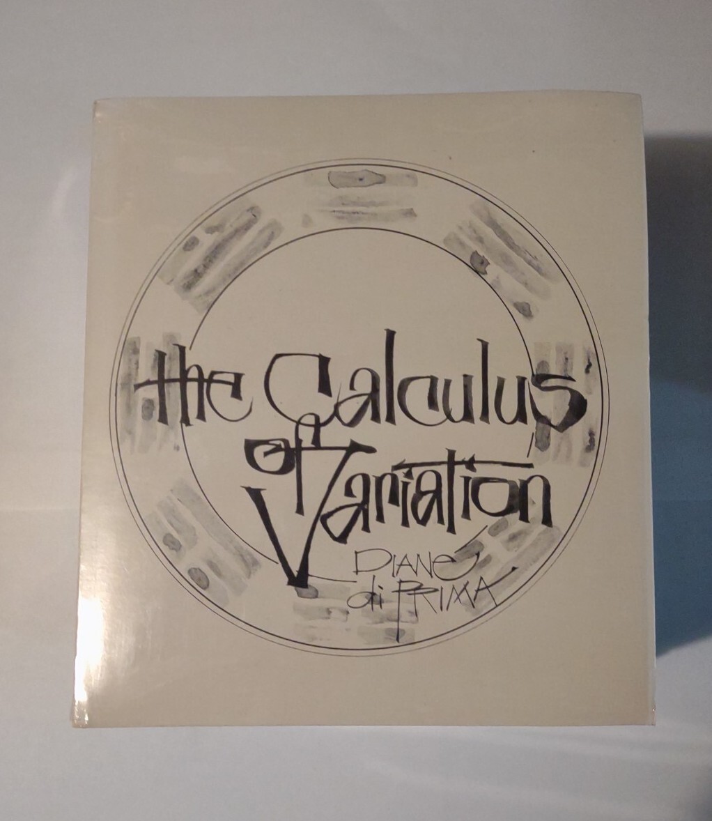 Calculus Of Variation Diane di Prima 1972 Limited Edition 2000 Printed Excellent