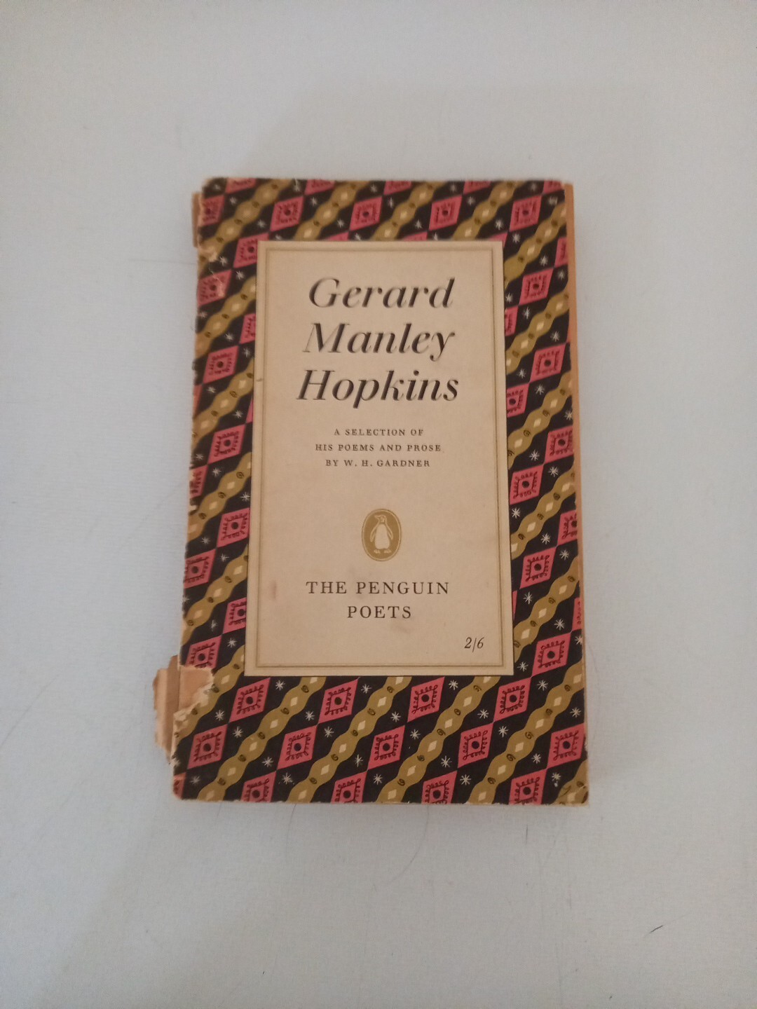 GERALD MANLEY HOPKINS POEMS AND PROSE 1956 PENGUIN D15 W H GARDNER