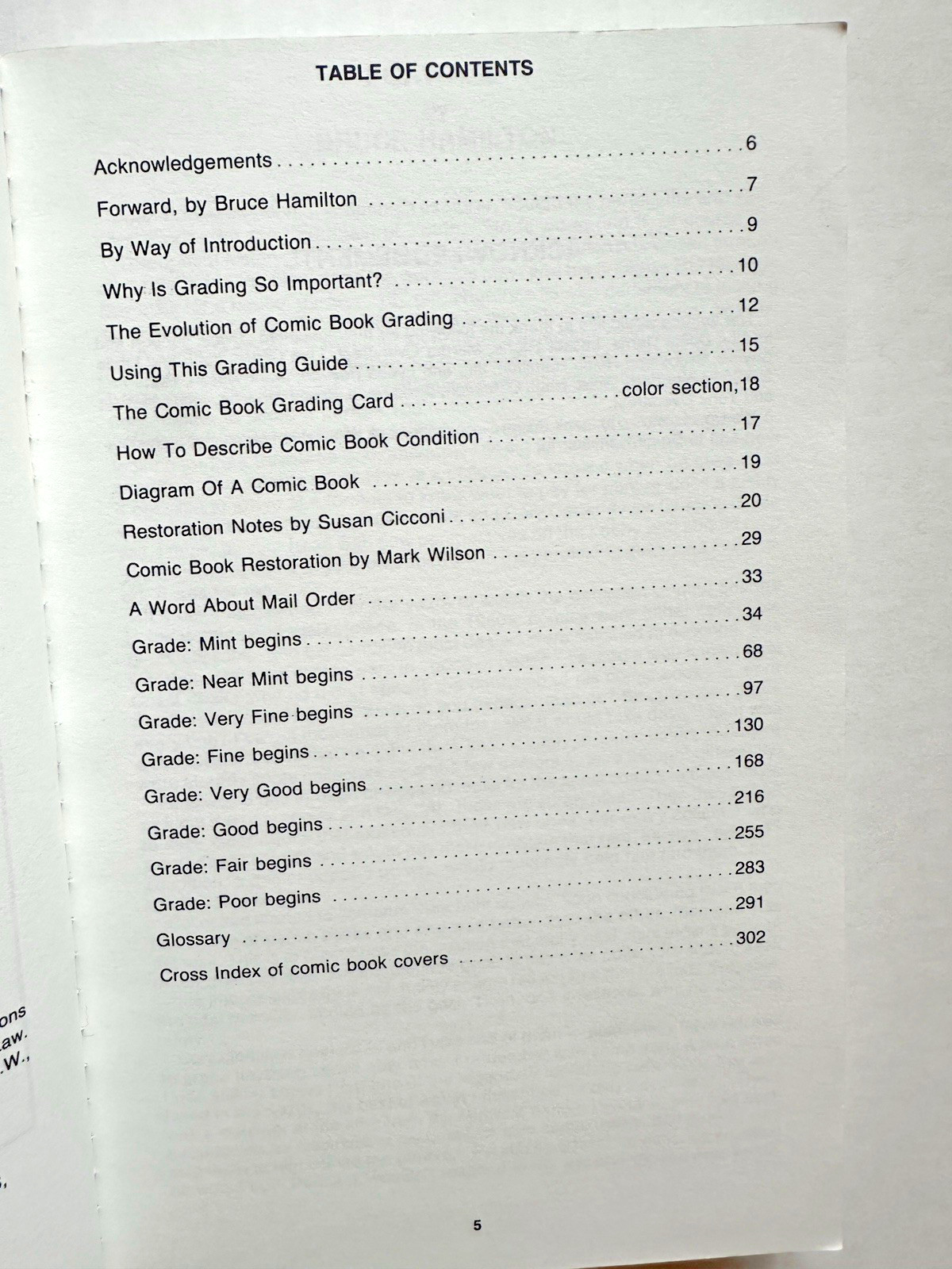 Overstreet Comic Book Grading Guide Carter 1st Edition 1992 Like New PB Collect