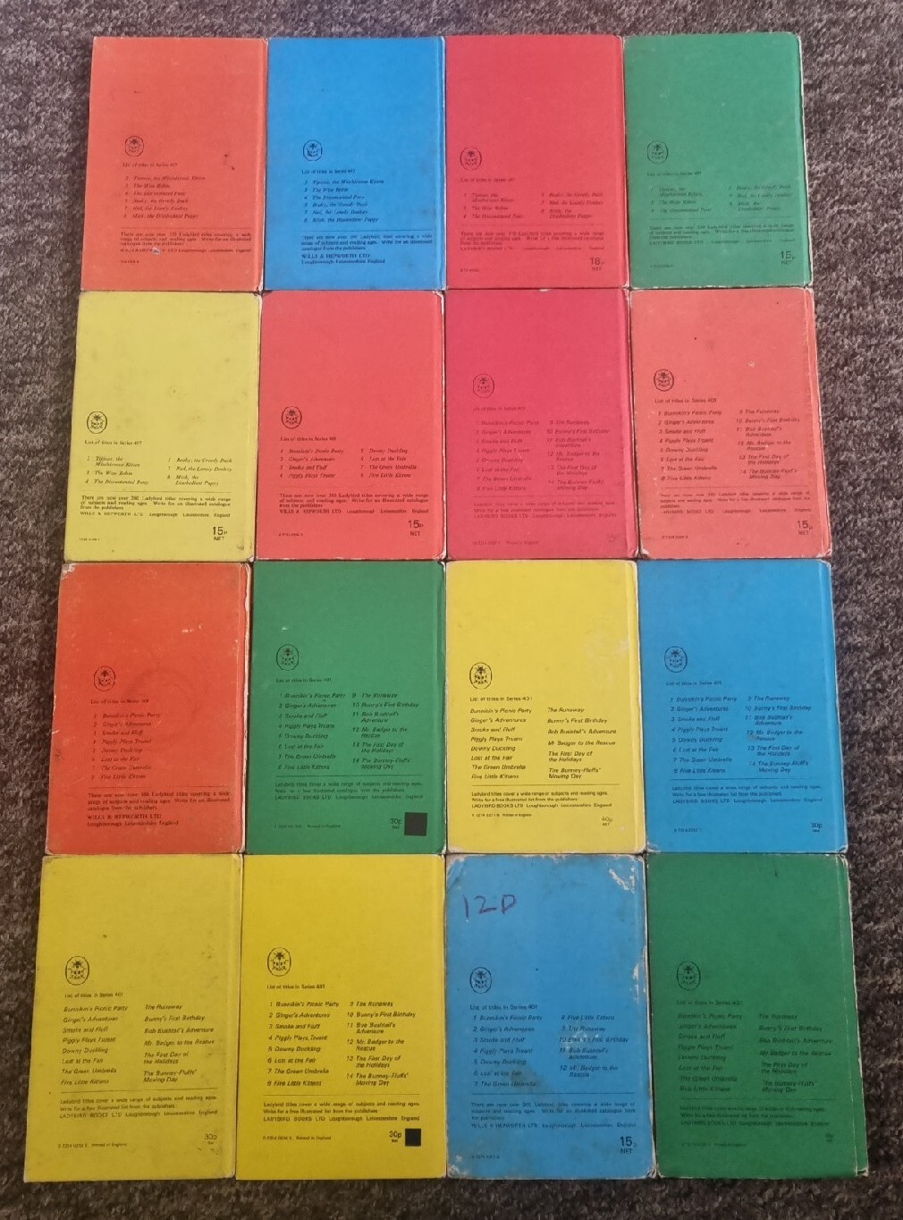 16 Vintage Ladybird Books Series 401 & 497 A J Macgregor W Perring N Barr A5
