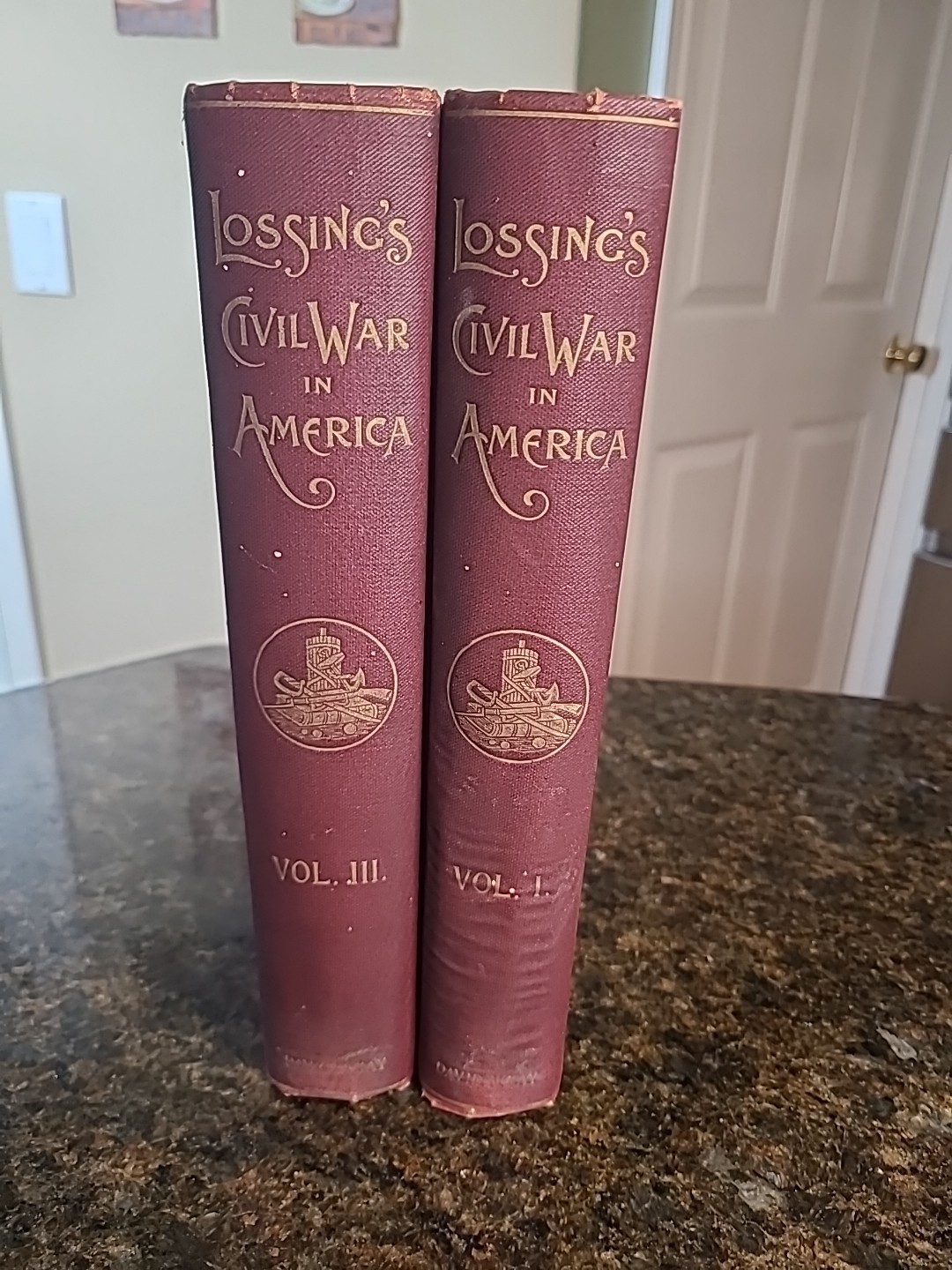Lossings Civil War In America: Vols 1 And 3 Benson Lossing 1866