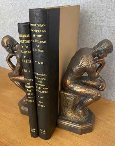 JAMES B. NIES BABYLONIAN INSCRIPTIONS COLLECTION by C. E. Keiser Yale 2 Vol 1918