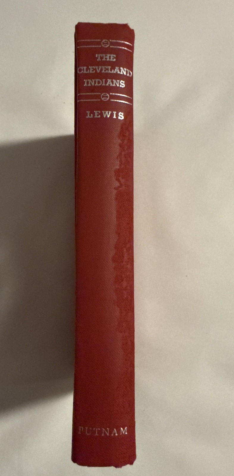 Vtg-THE CLEVELAND INDIANS by Franklin Lewis 1949-1st Ed. 2nd Impression HC Book