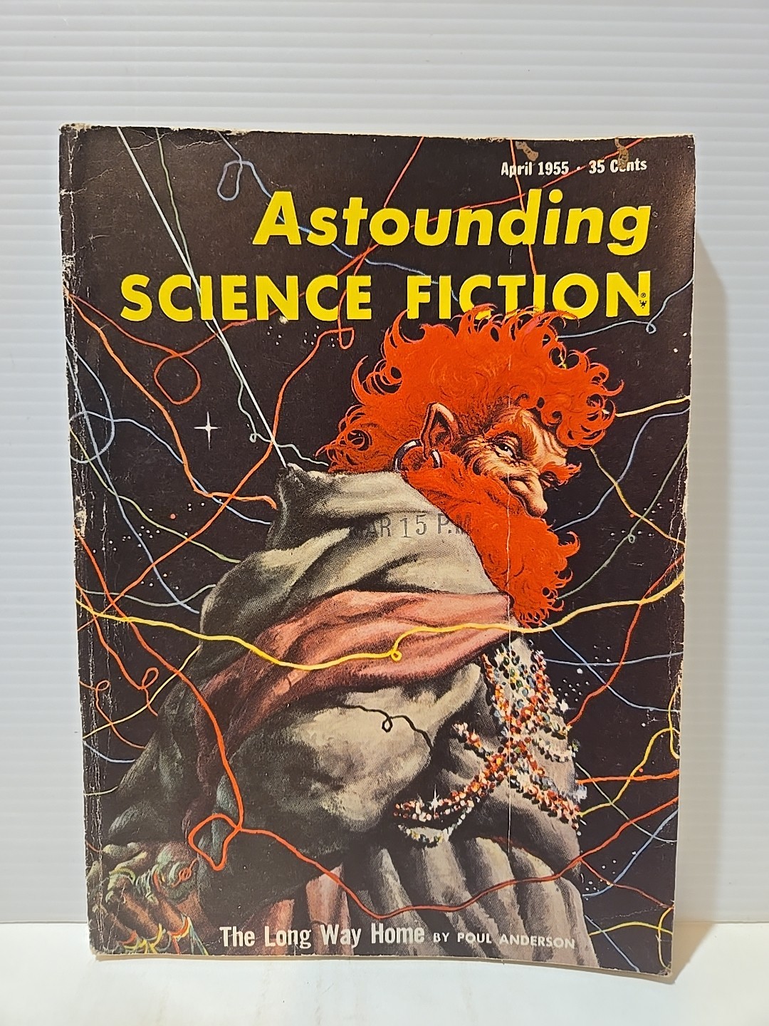 ASTOUNDING SCIENCE FICTION Apr 1955 – Poul Anderson, The Long Way Home + More
