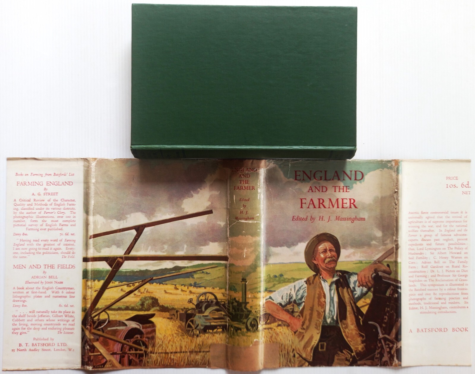 England and the Farmer ed H J Massingham Brian Cook B T Batsford 1941 1st