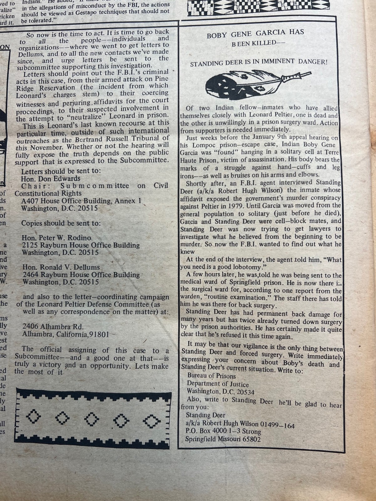 Akwesasne Notes Leonard Peltier Mohawk Native American Indian News Revolution