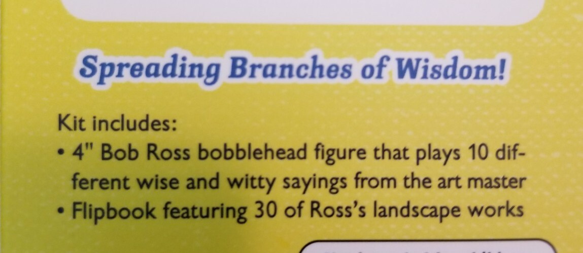 ?Bob Ross Bobblehead: With Sound! Bob Ross Book & Merchandise Book MINIATURE