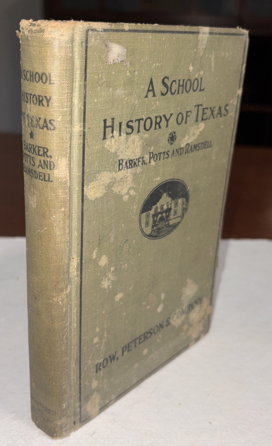Vintage 1928 A School History Of Texas Hardback Book – Barker, Potts, Ramsdell