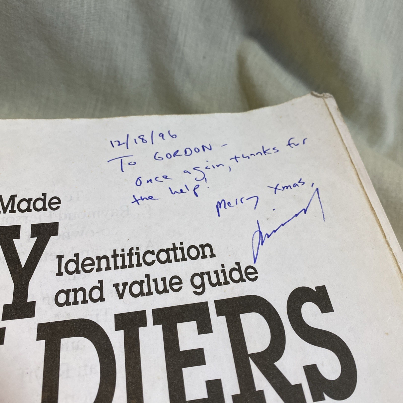 Collecting Toy Soldiers 3:Identification and Value Guide-Richard O’Brien-Signed