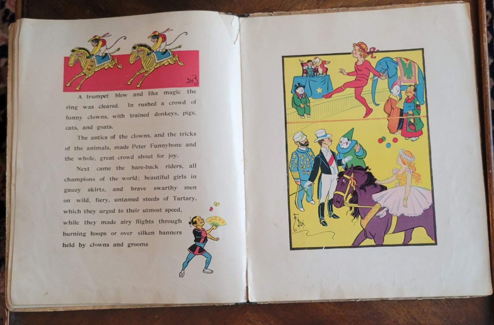Oz illustrator Denslow Favorite Circus Book 1st ed Aug 1903 color pics scarce