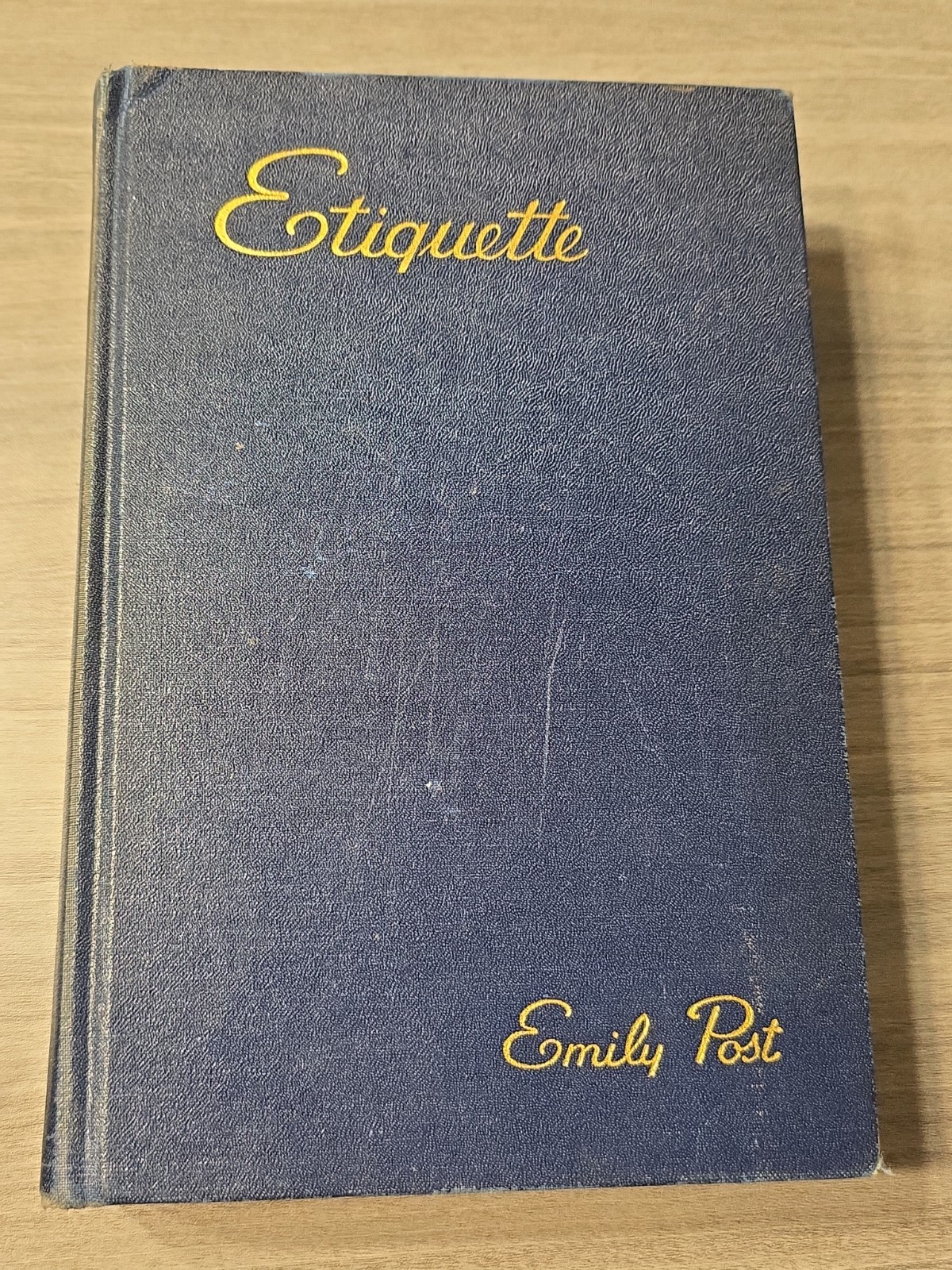 Vintage Etiquette Book by Emily Post (1937 edition hardcover)