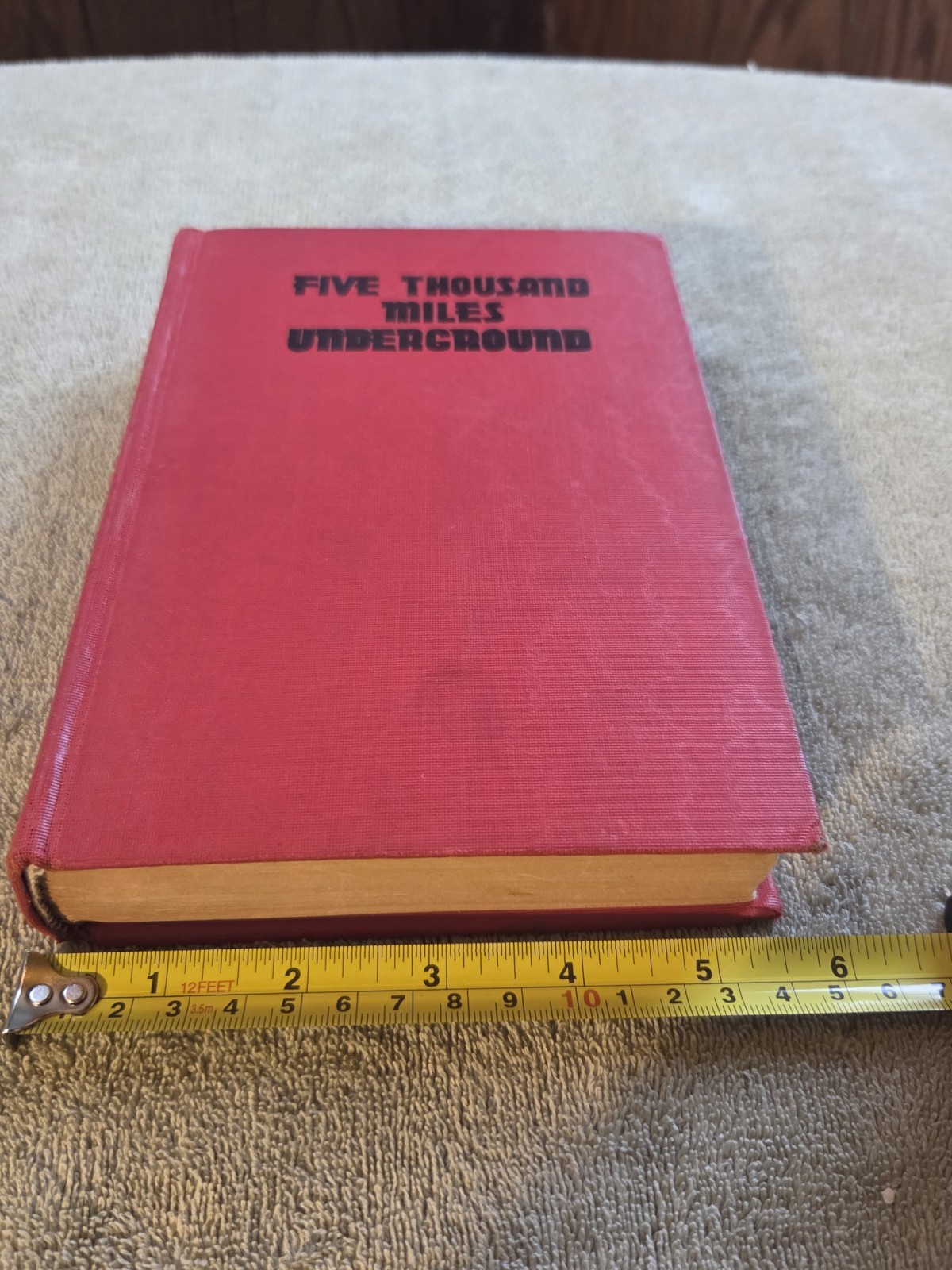 Roy Rockwood Five Thousand Miles Underground HC Whitman 1908 Racine WI