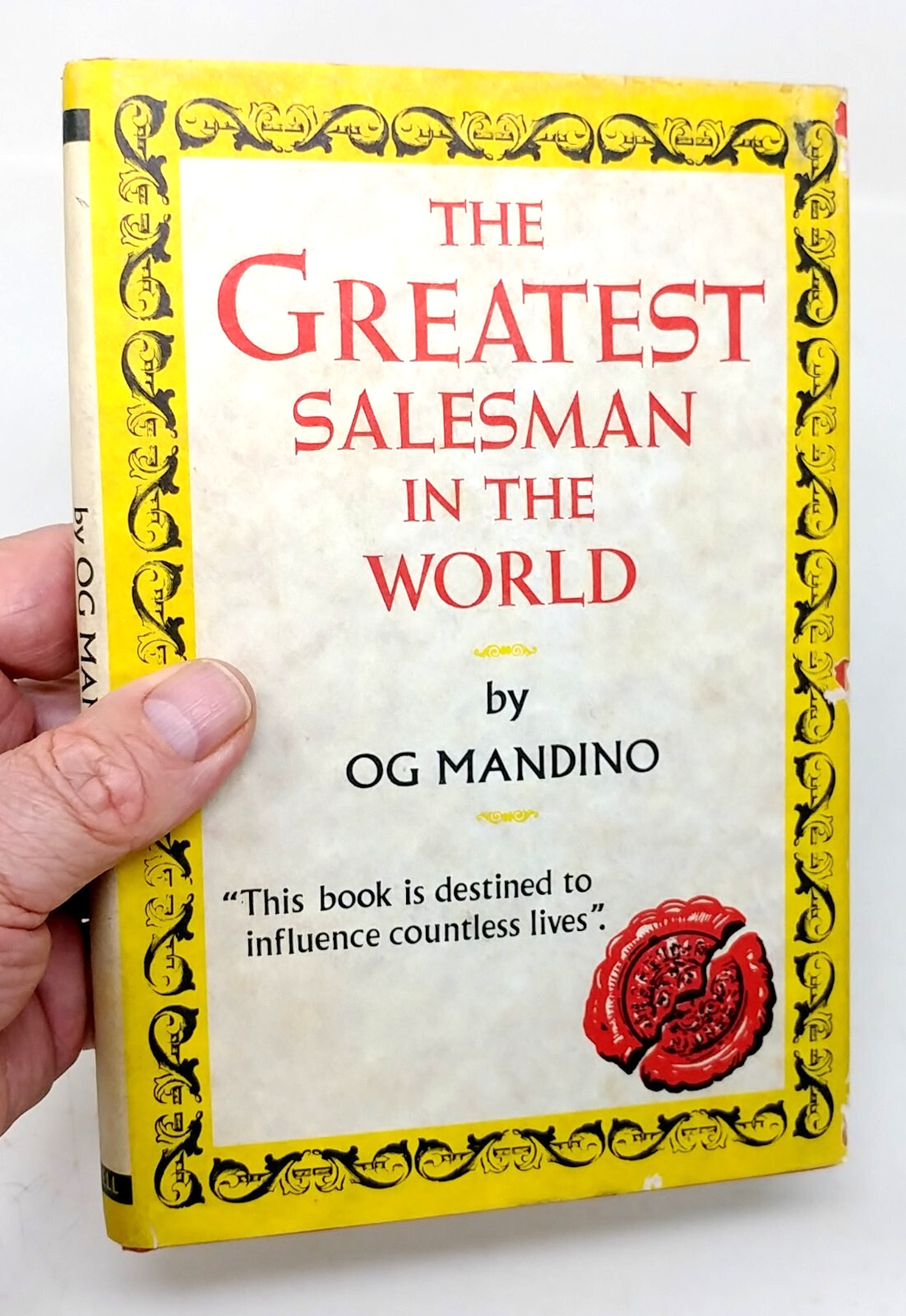 Og Mandino THE GREATEST SALESMAN IN THE WORLD 1972 Frederick Fell Hardcover DJ