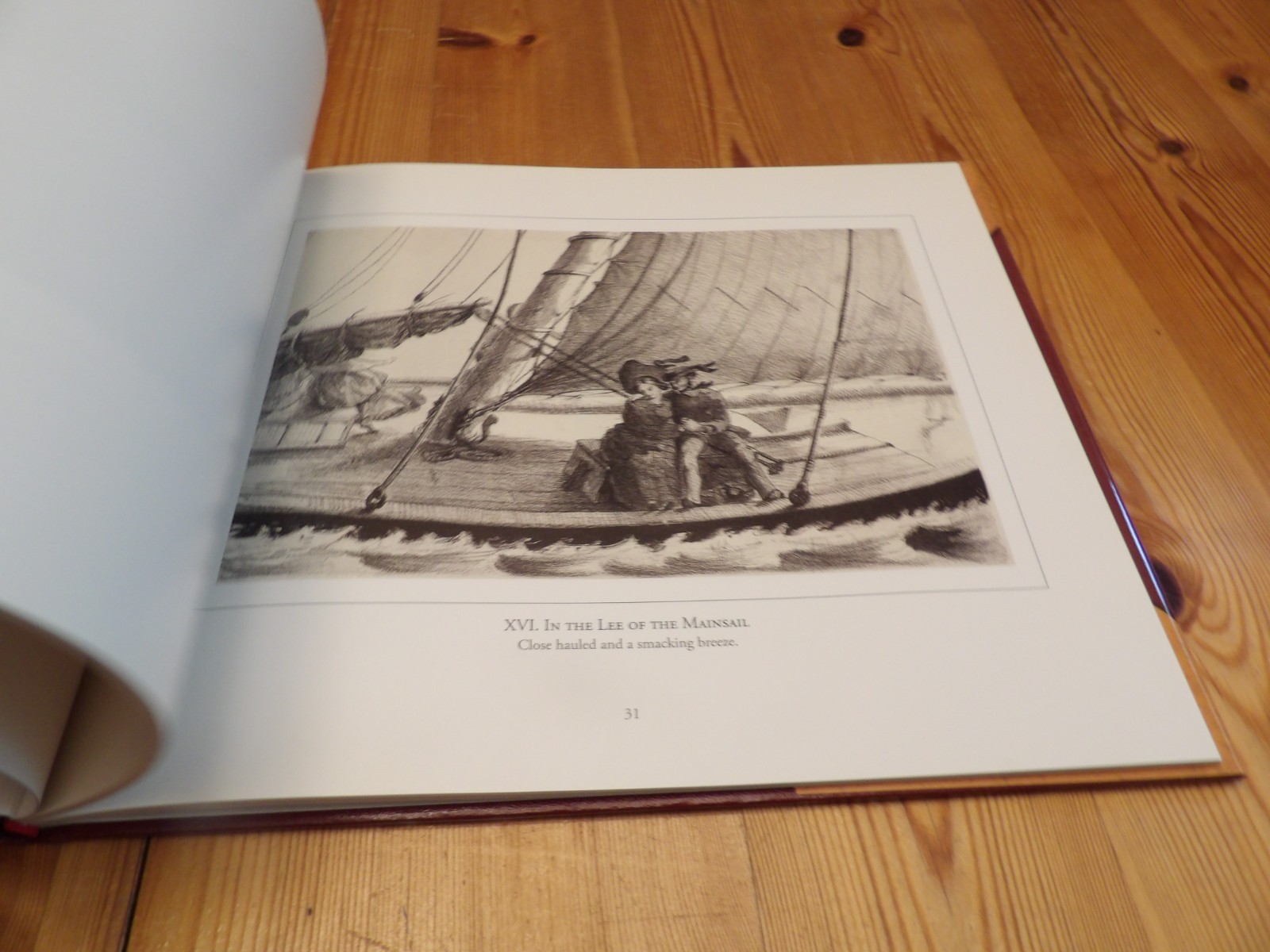 Mr. Hardy Lee His Yacht , Winslow Homer Sketches on Stone Limited 280/300