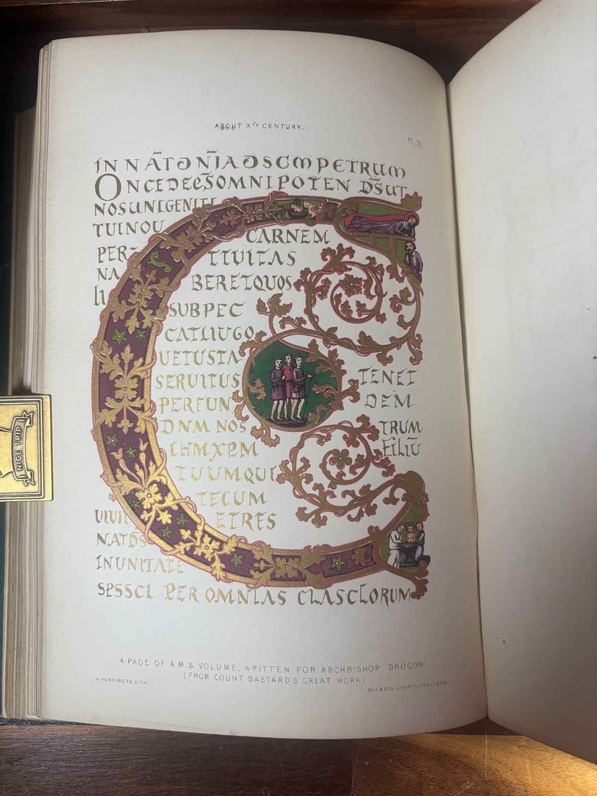 1855 2nd Ed, The Origin and Progress of the Art of Writing, Papier-Mâché Binding