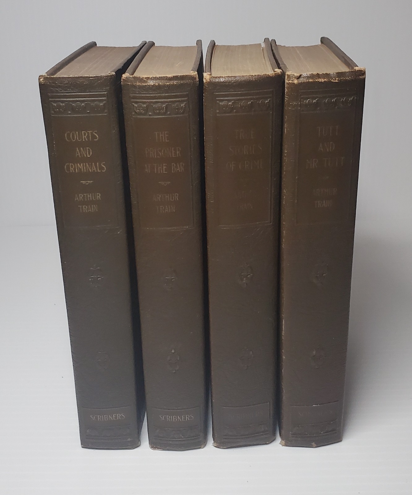 Vintage Crime/Legal–4 Arthur Train 1925 Hardcovers (Fiction/Nonfiction)