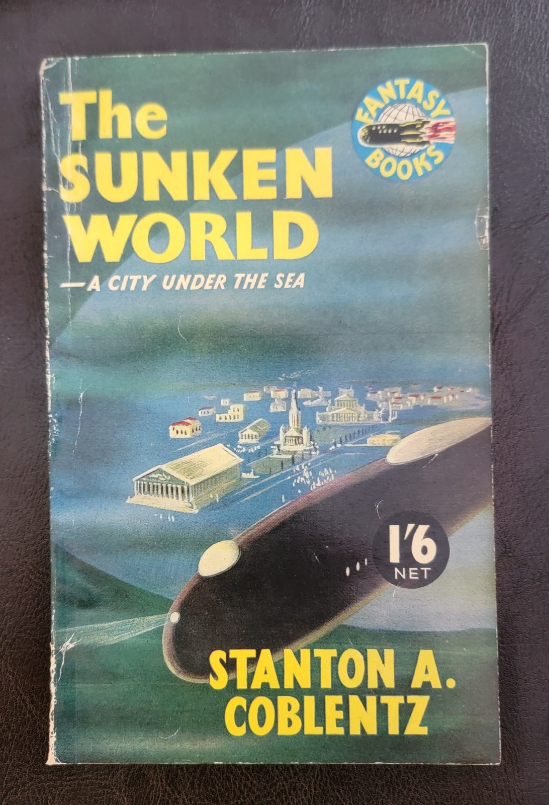 The Sunken World Stanton Coblentz Cherry Tree Fantasy Books 402 1951 Classic SF
