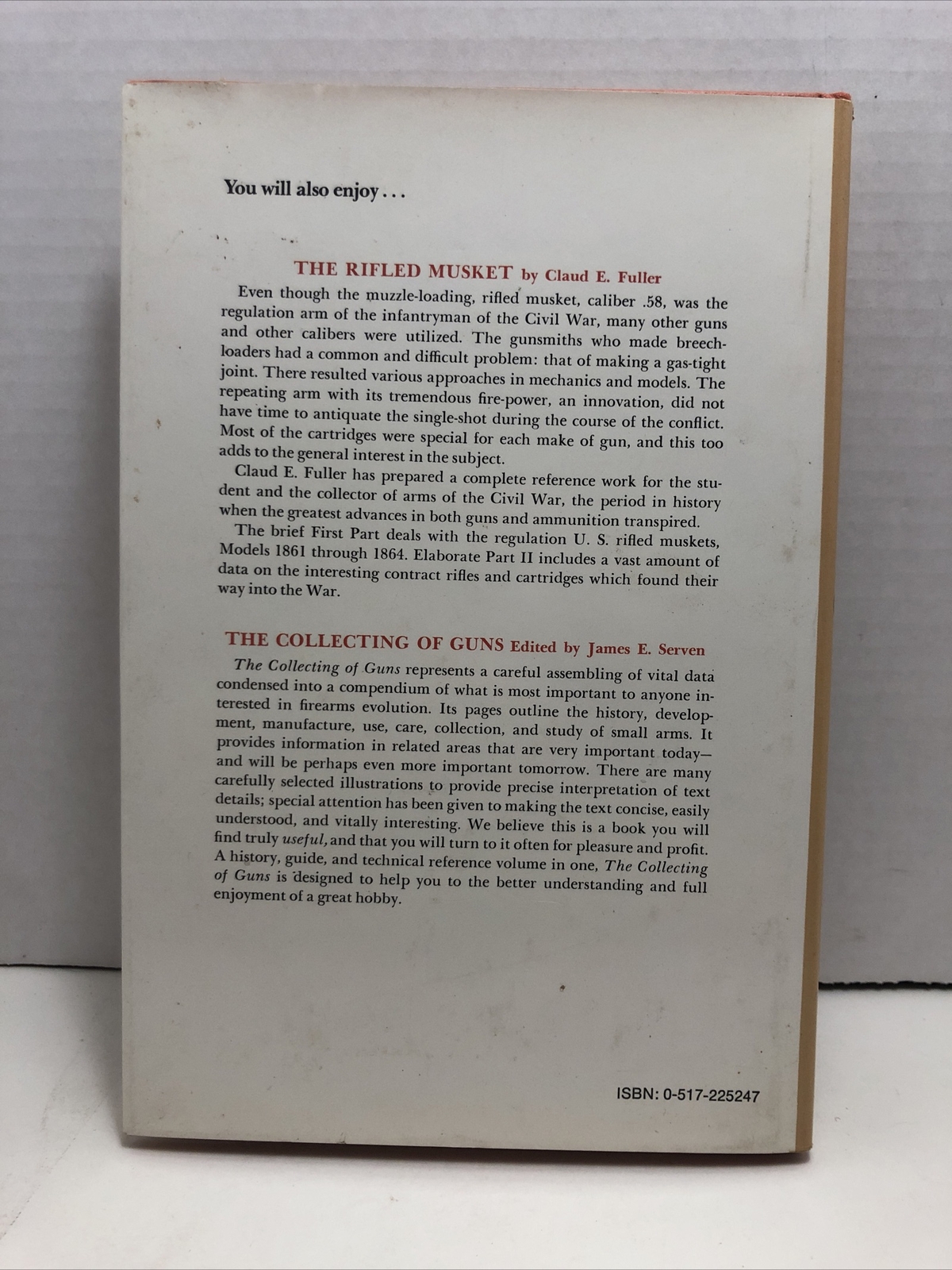 Pictorial History of the Rifle by G.W.P. Swenson – 1977 – 1st Edition HCDJ