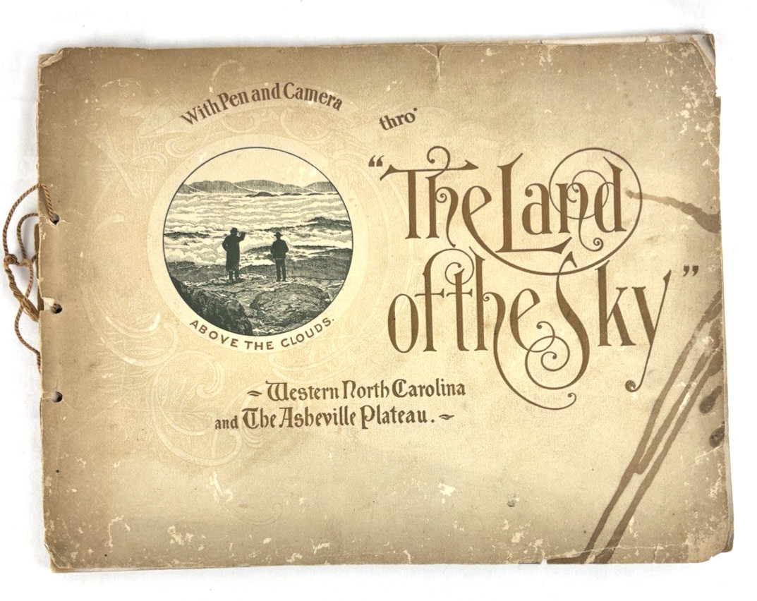 RARE Antique 1902 Land of the Sky Historical Book – Rare Photos NC Biltmore READ