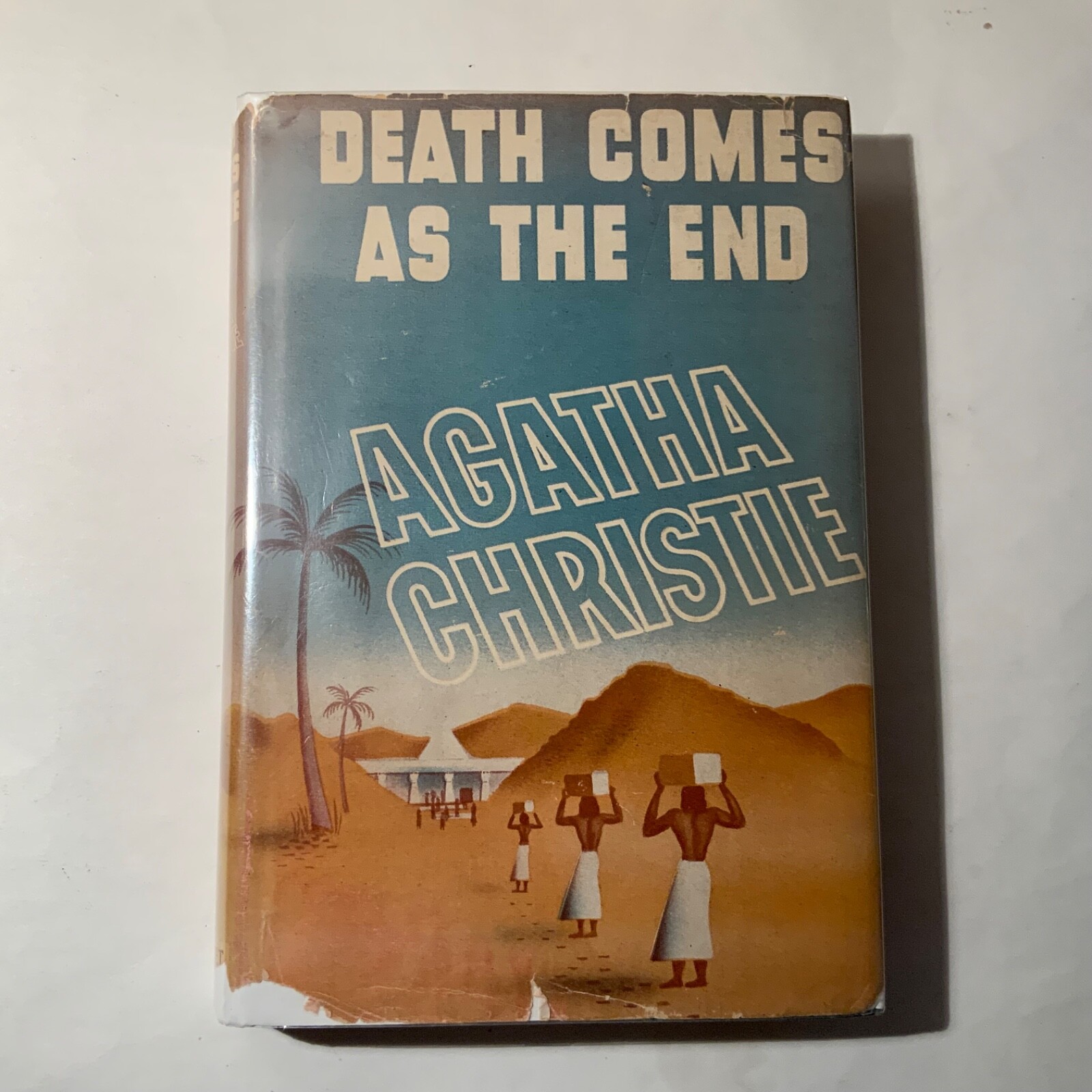 Death Comes As The End by Agatha Christie 1944 Grosset & Dunlap, 2nd ed. VG+/VG