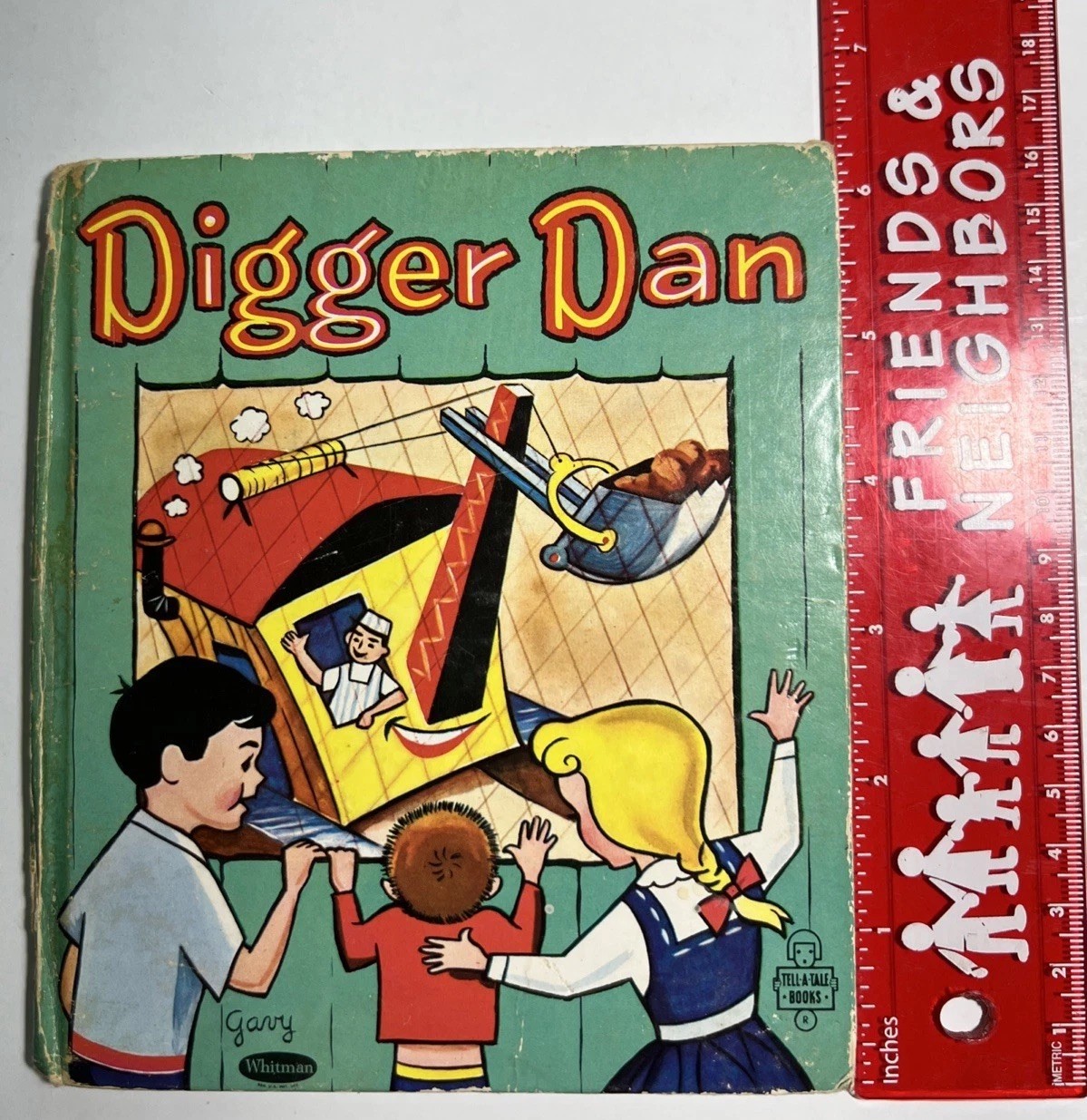 Vintage Digger Dan 1953 Whitman Tell-a-Tale Book #2615:15
