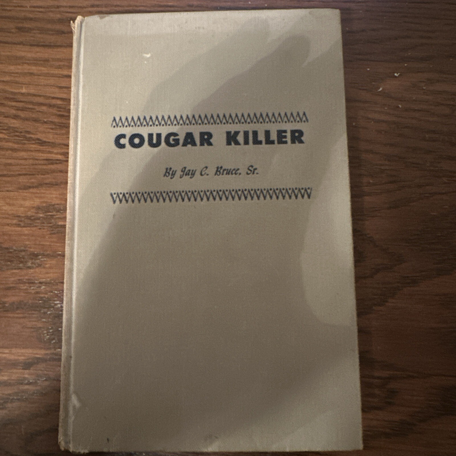 Cougar Killer SIGNED 1953 first edition Comet Press Hardcover no jacket