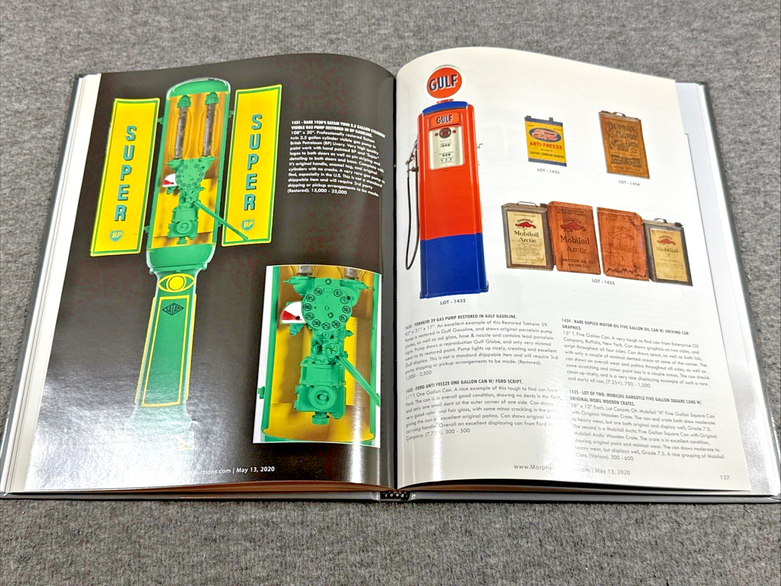 Morphy Auctions Catalog – MAY 2020 Full Color – AUTOMOBILIA & PETROLIANA