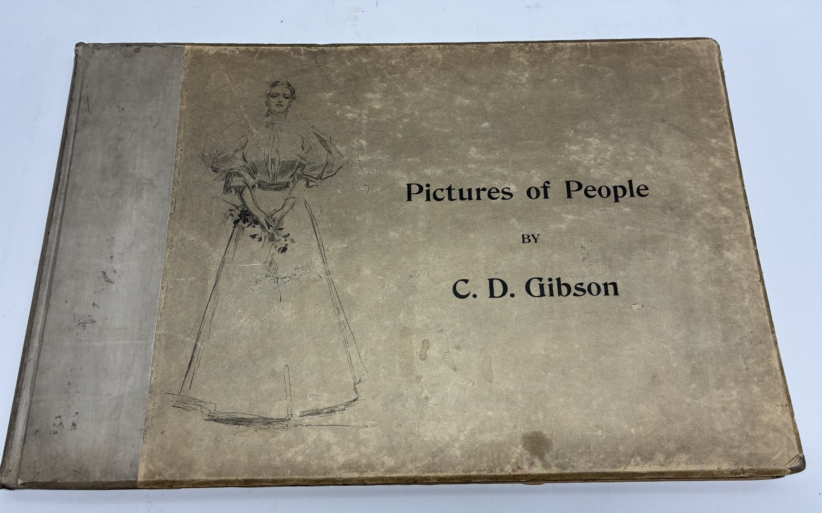 Antique Cartoon Book: Pictures of People by C. D. Gibson 1896 Humor Satire