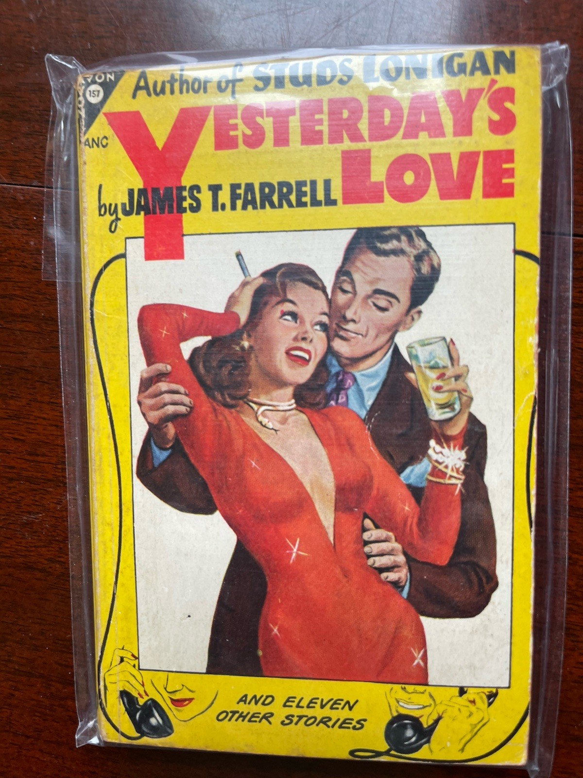 Yesterday’s Love by James T Farrell 1948 Avon 157
