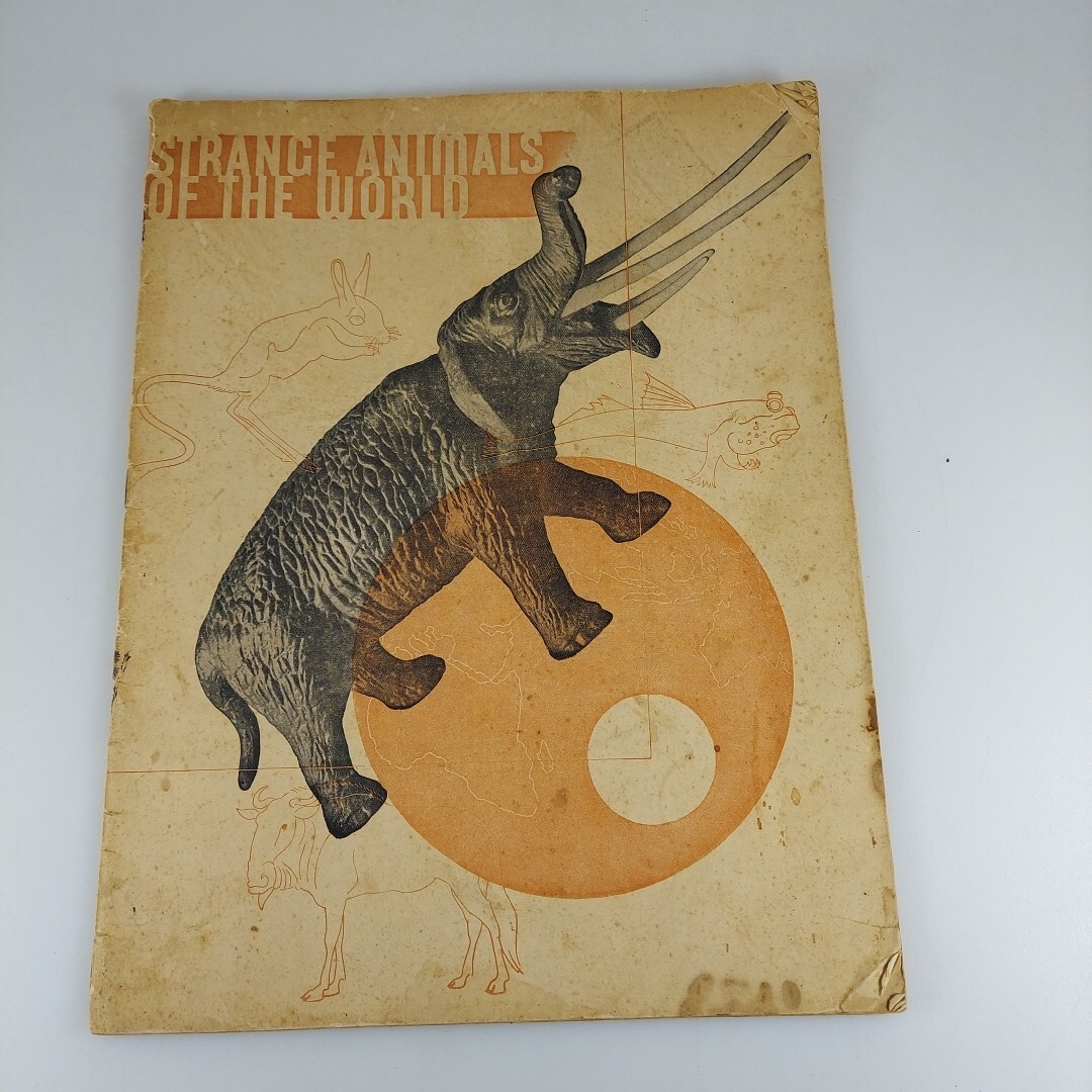 Strange Animals Of The World Bloxham & Chambers Sydney Australia Illustrated