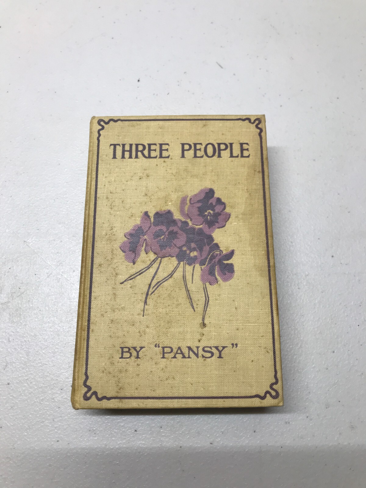 THREE PEOPLE by Pansy [Isabella MacDonald Alden] 1899 Christian Fiction
