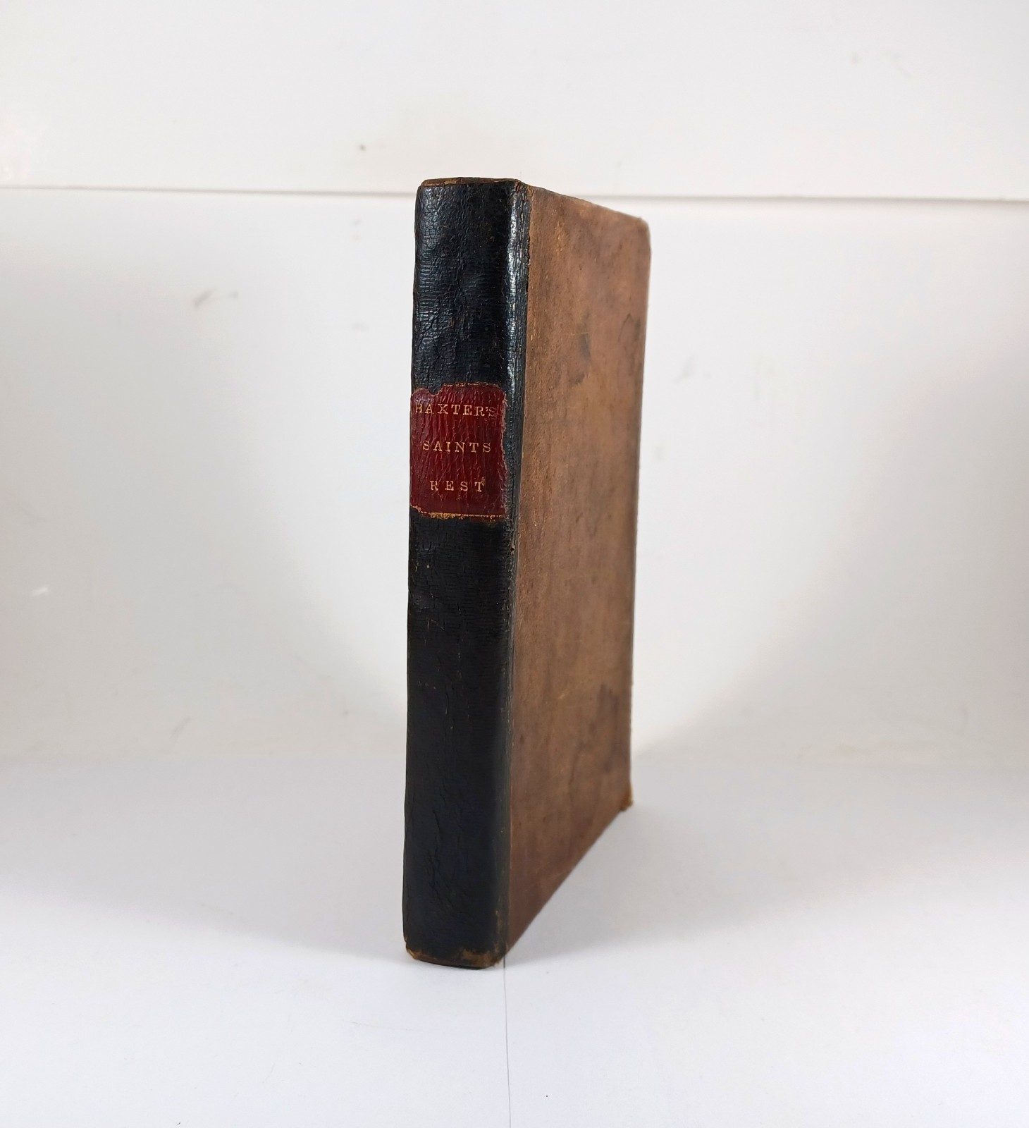 Antique 1828 The Saint’s Everlasting Rest Book, Richard Baxter, Leather Bound
