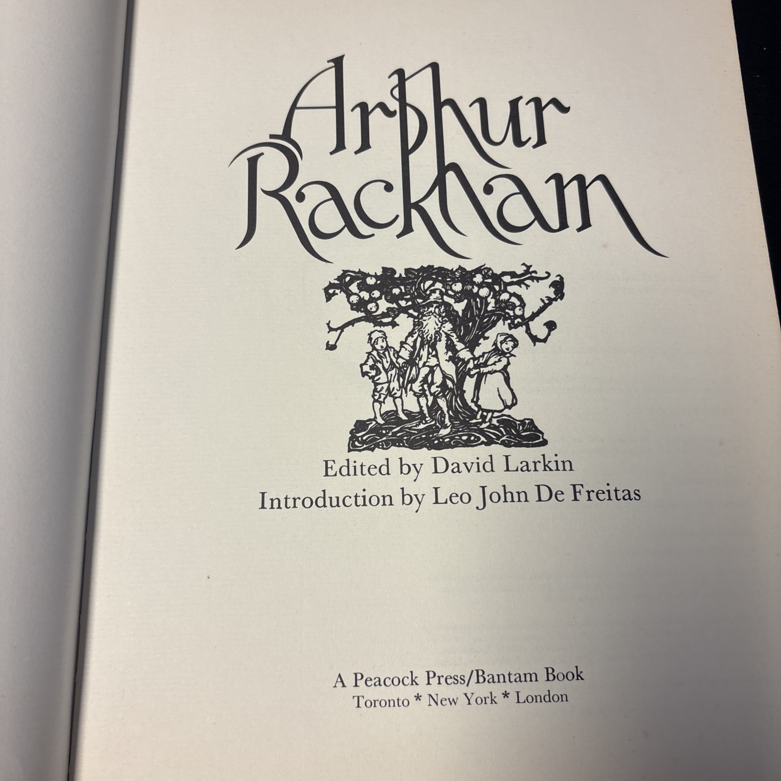 Arthur Rackham Art Book First US Edition Featuring Gorgeous Fantasy Art