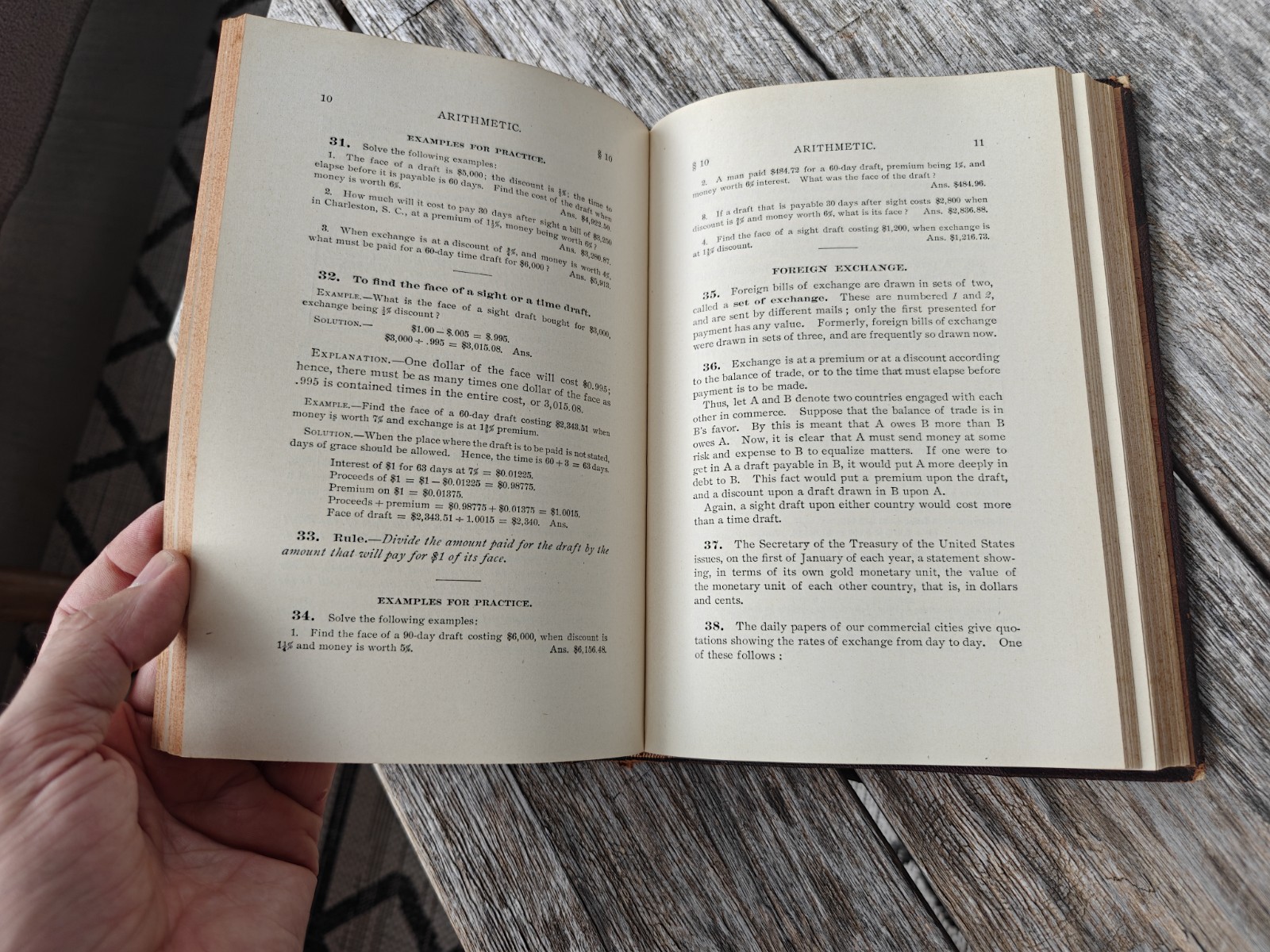 Vintage I.C.S. Reference Library Arithmetic Spelling Penmanship Vol 11 1901