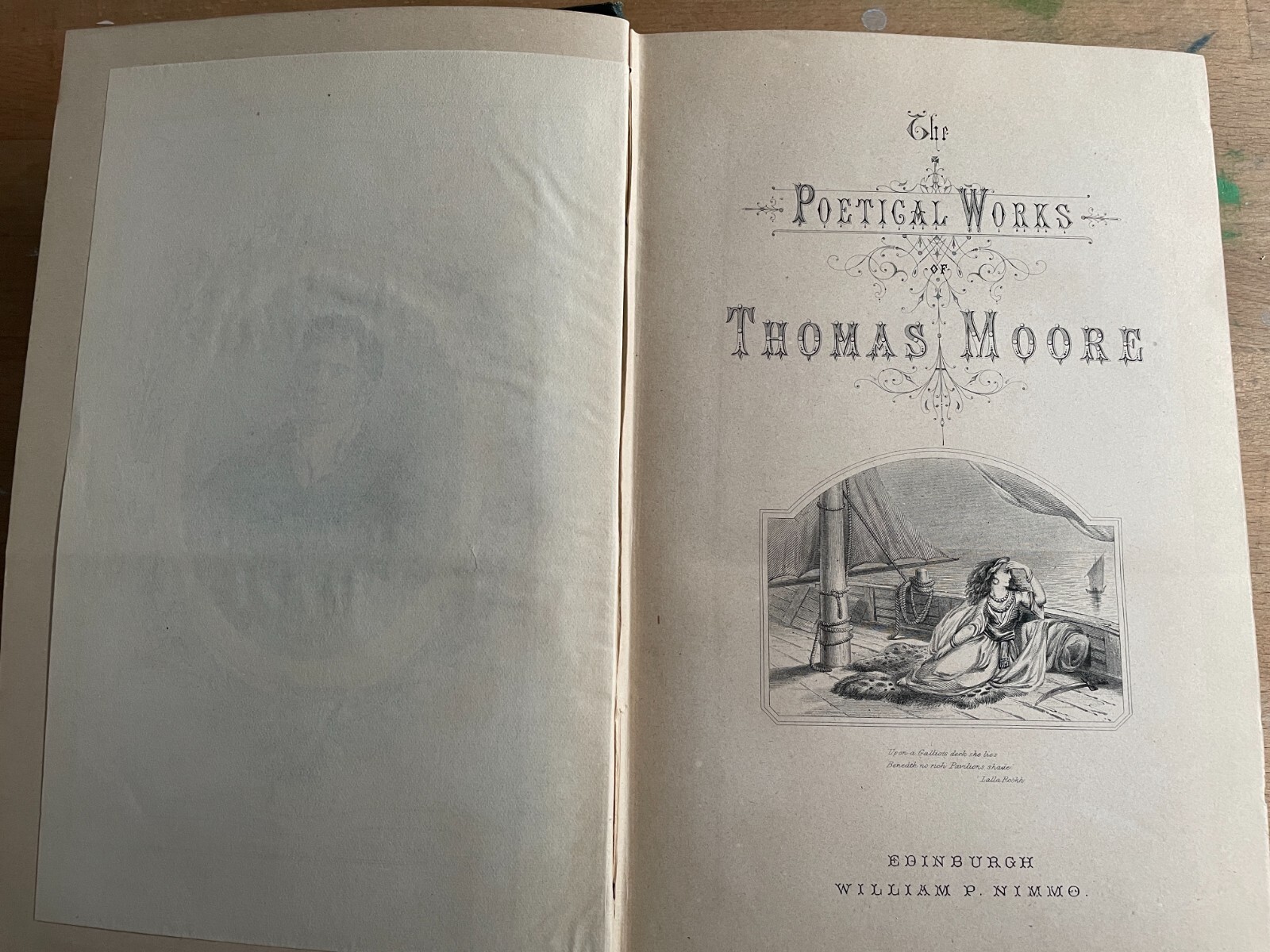 The Poetical Works of Thomas Moore -1875 William P Nimmo Edinburgh