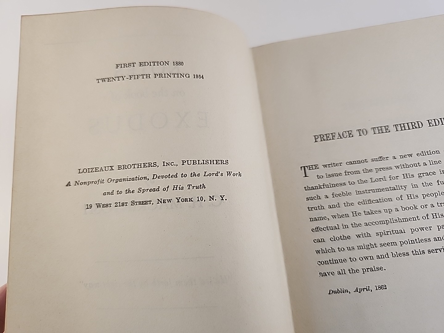 C. H. Mackintosh Notes on Genesis – Deuteronomy 6 Volumes Loizeaux Brothers 1954
