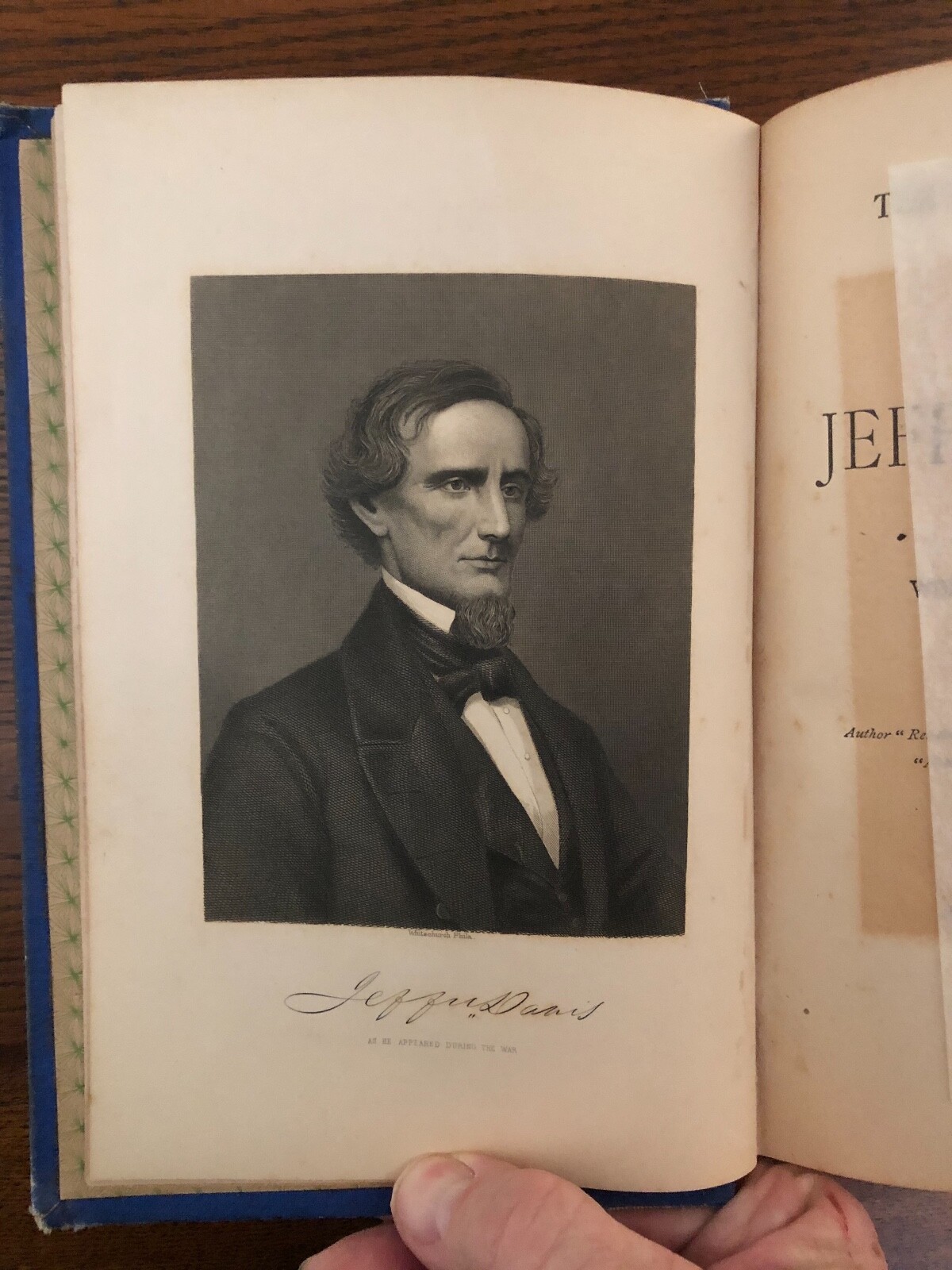 THE MEMORIAL VOLUME OF JEFFERSON DAVIS, and the World’s Tribute to His Memory