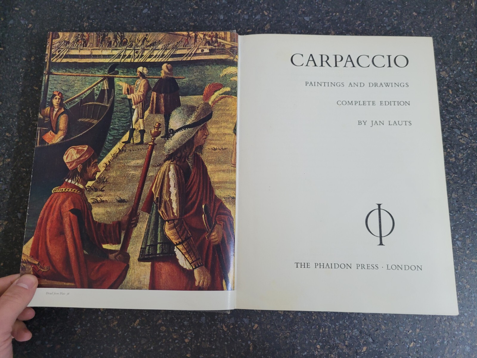 Carpaccio – Paintings & Drawings – Complete edition by Jan Lauts 1962 1st editio