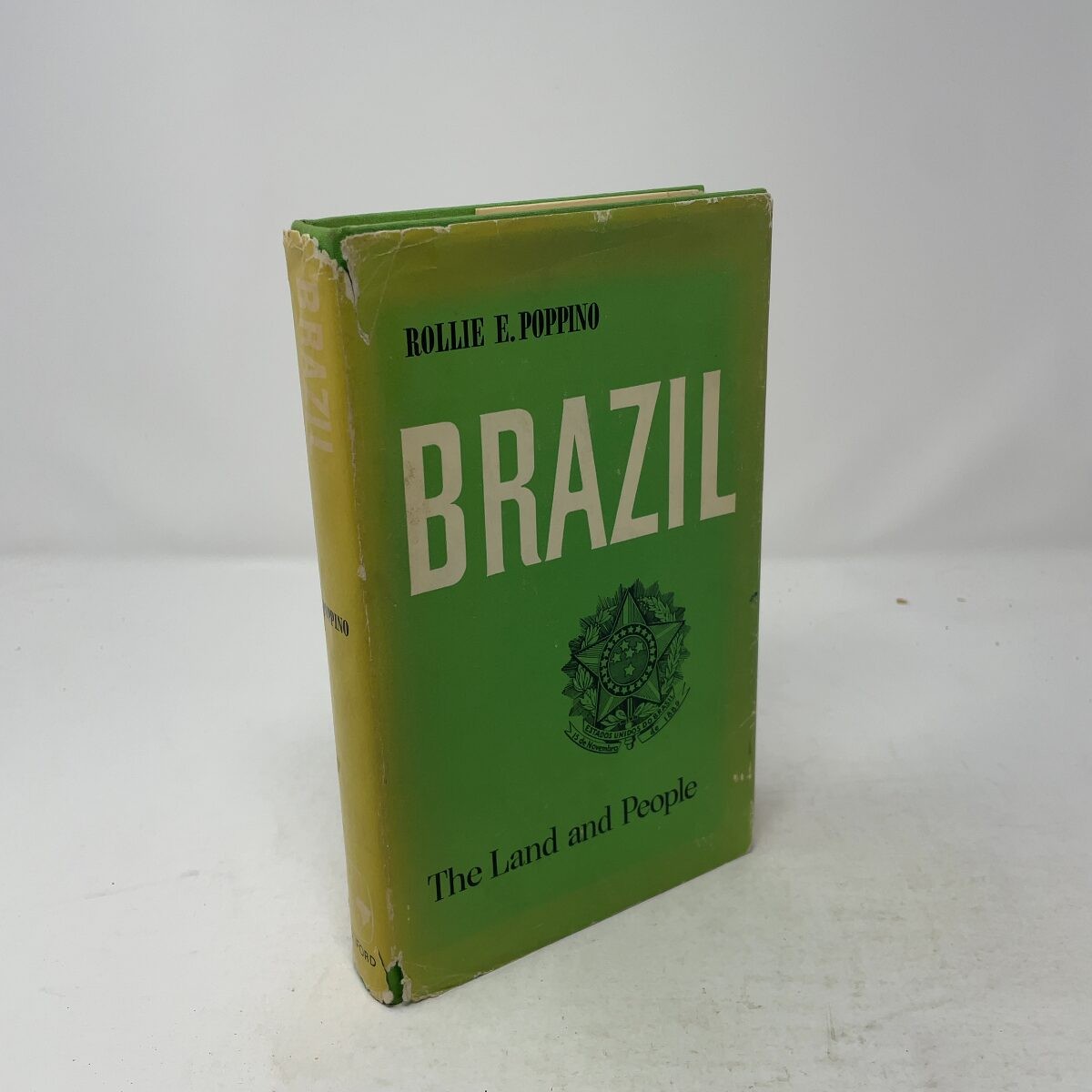Brazil by Rollie E. Poppino HC First Edition Very Good 1968