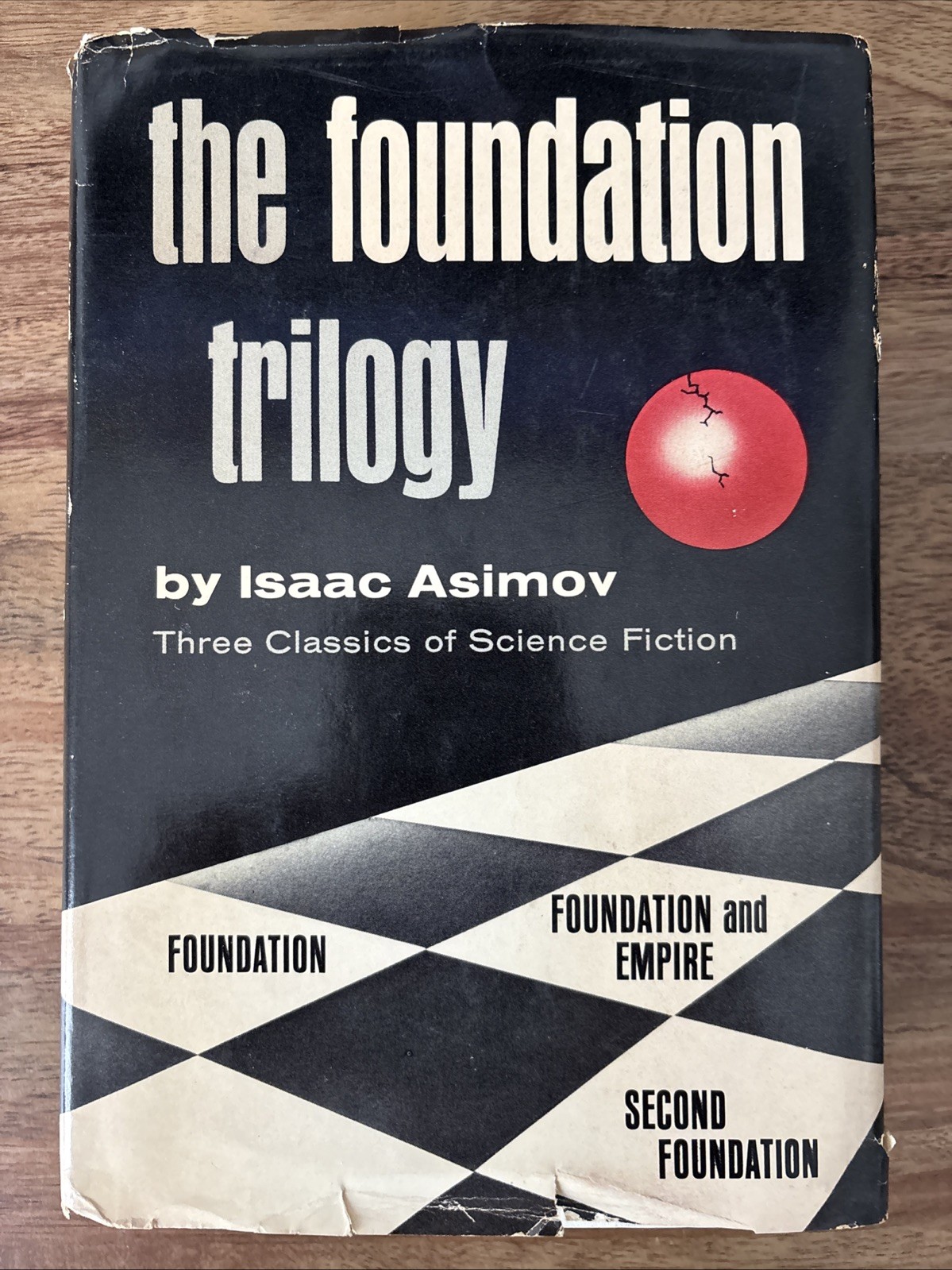 The Foundation Trilogy- Isaac Asimov 1951 Doubleday Non-Book Club! HC w/ DJ