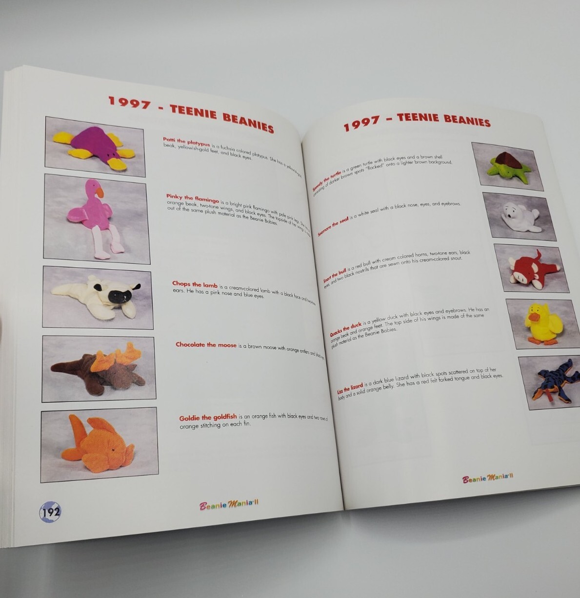 Beanie Mania II : A Comprehensive Collector’s Guide by Becky Phillips (1998,…