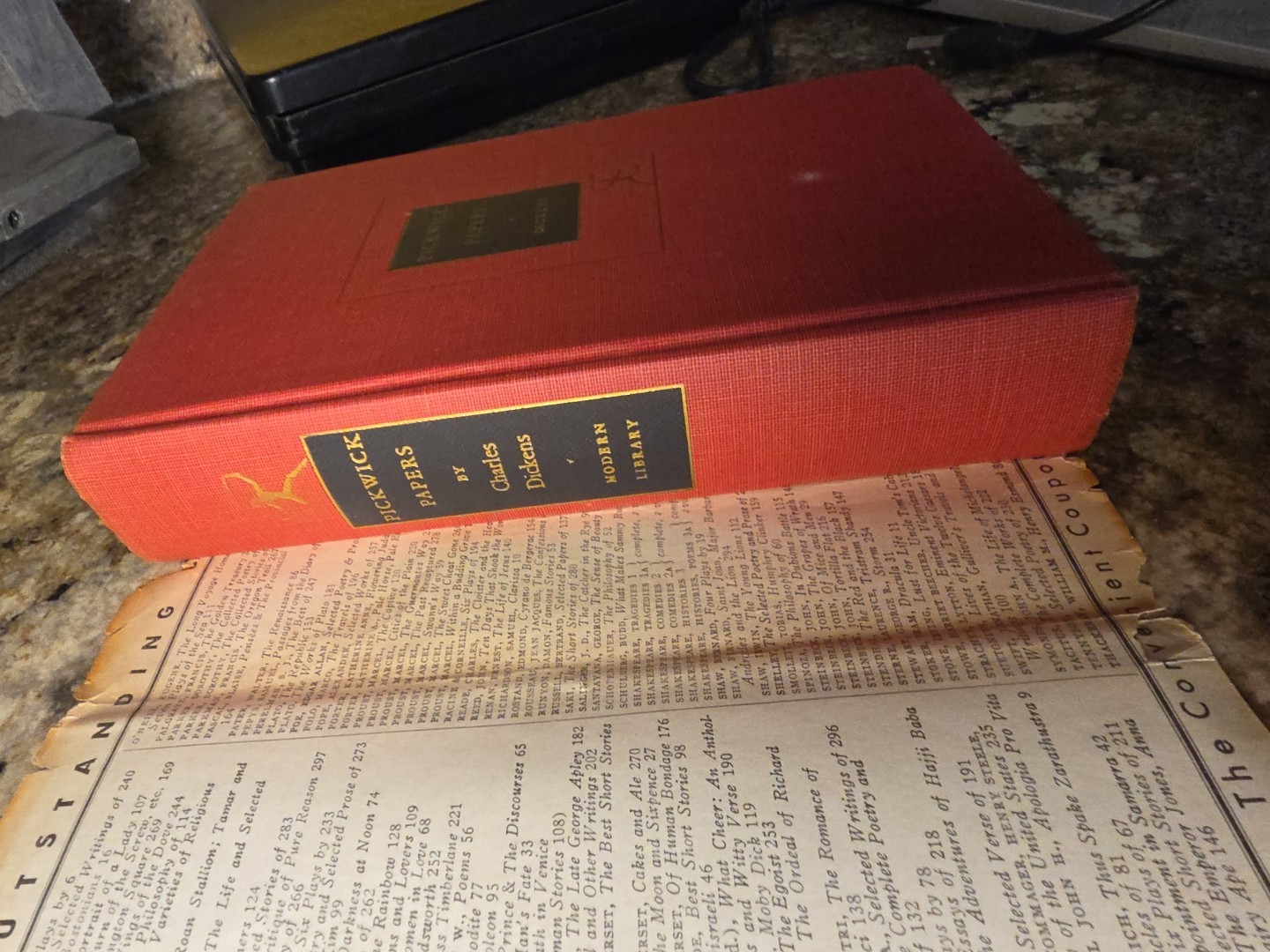 Pickwick Papers by Charles Dickens – Modern Library, Unabridged – HC + DJ
